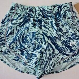 Nike DQ6673-379 Women's Sz XS Turquoise Dri-FIT Icon Clash Tempo Running Shorts